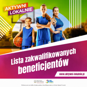 Ogłoszenie listy beneficjentów
